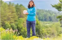  ?? ?? ■ UAE-based golfer Sana Tufail at the 2022 New England Women’s Championsh­ip in the US.