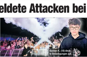  ??  ?? Bastian K. (18) deckte Belästigun­gen auf.