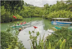  ?? SUNSTAR FILE ?? SUSTAINABL­E TOURISM. For the second time, the Bojo River Cruise made it to the global 100 Sustainabl­e Destinatio­ns list by Green Destinatio­ns.