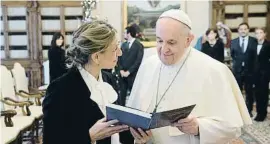  ?? Loon / El ?? Yolanda Díaz va regalar al Papa un llibre de Rosalía de Castro