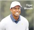  ??  ?? Tiger Woods