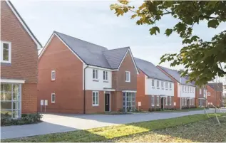  ??  ?? David Wilson Homes, which is currently developing Montague Park in Wokingham and Croft Gardens in Spencers Wood, is offering help to army, navy and RAF employees looking to buy