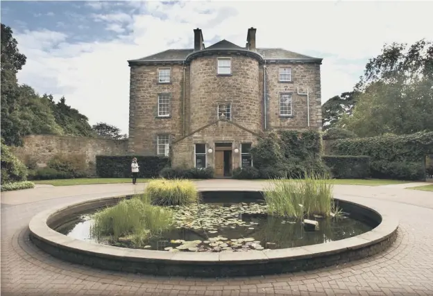 ??  ?? 0 Climate change: Inverleith House at Edinburgh’s Royal Botanic Garden is to be transforme­d in a three- year project which will see artists collaborat­e with ecologists