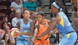  ?? GETTY IMAGES ?? Jamierra Faulkner (left) is in the last year of her contract.