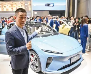  ?? ?? The Chinese electric vehicle production is above the Americans despite trade embargoes by Washington