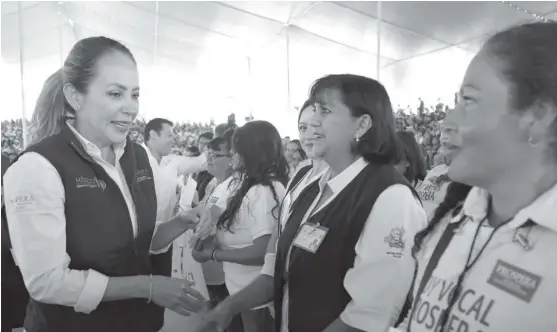  ?? MARIBEL CALDERÓN ?? Buscarán el respaldo ciudadano con miras a la elección del 1 de julio.