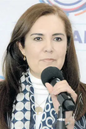  ?? /ARCHIVO ?? Rocío Reza se dijo confiada del proceso electoral interno.