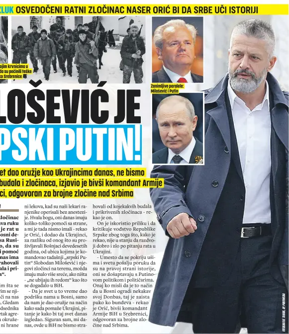  ?? ?? Zanimljive paralele: Milošević i Putin