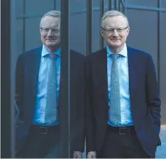  ?? Picture: KYM SMITH ?? STAGNANT: Reserve Bank governor Philip Lowe has referred to the impact of business lending on the economy.