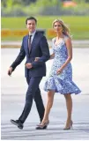  ?? BERND VON JUTRCZENKA, AFP/GETTY IMAGES ?? Jared Kushner and his wife, Ivanka Trump, are senior advisers to the president. Their use of private email accounts that were recently moved is under scrutiny.