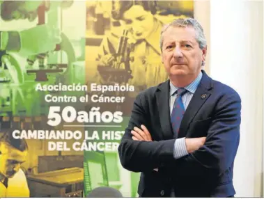  ?? JOSÉ ÁNGEL GARCÍA ?? El presidente de la Asociación Española Contra el Cáncer (AECC) de Sevilla.