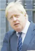  ??  ?? JOHNSON,,,WON on probrexit ticket