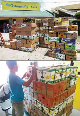  ??  ?? More a ton of Mangosteen from Sulu province is being shipped to different market places in Manila.sulu is known for its huge plantation­s of Mangosteen and native Durian. (Mindanao Examiner Photo)