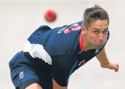  ?? Picture: PA. ?? Fired up for the Ashes: Chris Woakes in a nets session at the Gabba.