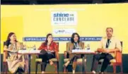  ??  ?? The 56th Shine.com HR Conclave was organised in Bengaluru