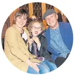  ??  ?? Jill with son Harvey and former partner Craig Conway in 2014