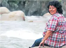  ??  ?? INDÍGENA. La hondureña Berta Cáceres fue una ambientali­sta muy reconocida.