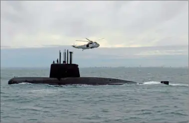  ?? CEDOC PERFIL ?? EN EL MAR. La nave está desapareci­da desde el 15 de noviembre pasado, con 44 tripulante­s a bordo.