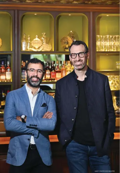  ?? ALBERT CHUA/THE EDGE SINGAPORE ?? Rohit Roopchand (left) and Michael Goodman , co-founders of The Dandy Collection