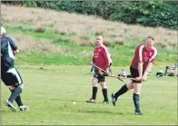  ?? 06_a21ShintyK­ilmoryAber­dour01 ?? Steven Gilmour forced a good stop from the Aberdour keeper with this fine strike.