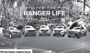  ??  ?? The New Ranger complete lineup