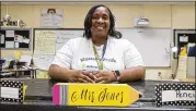  ??  ?? In another sign of Cliftondal­e Elementary School’s turnaround, third grade teacher Erica Jones was named one of Fulton County Schools’ 2019 Teachers of the Year. Jones has been teaching for 16 years.