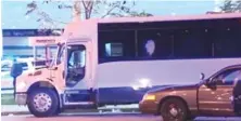  ??  ?? Three people were shot after a fight broke out on this bus in the 1100 block of South Jefferson in October 2015, according to Chicago Police.
| NETWORK VIDEO PRODUCTION­S FILE PHOTO