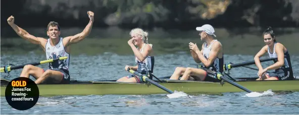  ??  ?? James Fox Rowing - coxed fours