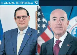  ?? FOTO: EL HERALDO ?? El canciller Lisandro Rosales se comunicó vía teléfono la mañana de ayer con Alejandro Mayorkas, secretario de Seguridad Nacional.