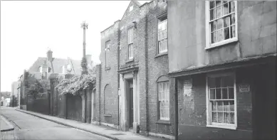  ??  ?? Old houses in Stour Street in September 1960 and, right, the same scene in 1997