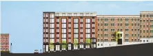  ?? ARTIST RENDERING BY HRESKO ASSOCIATES INC. ?? BRIGHTON BUILD-UP: Chestnut Hill-based Yan Schechter plans to build a seven-story building featuring commercial space and apartments in Brighton.