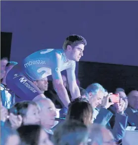  ?? FOTO: EFE ?? Mikel Landa nuevo corredor de Movistar y ‘salvador’ de la Fundación Euskadi