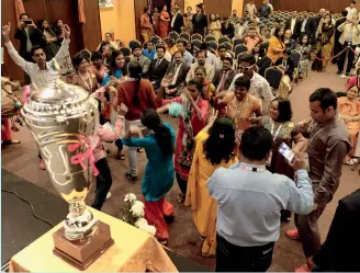  ??  ?? Athletes from Special Olympics Bharat at a reception by Indian Consulate in Dubai on Wednesday.