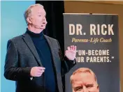  ?? Progressiv­e ?? Actor Bill Glass plays Dr. Rick, a therapist in TV commercial­s who helps young homeowners avoid becoming their parents.