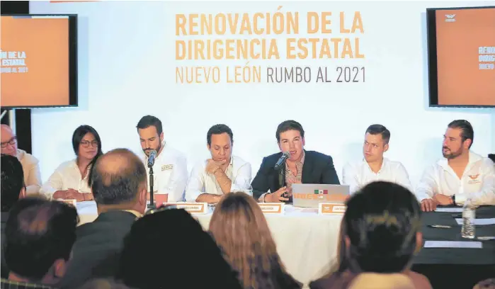  ?? ROBERTO ALANÍS ?? Movimiento Ciudadano tuvo un relevo en su dirigencia estatal la semana pasada.