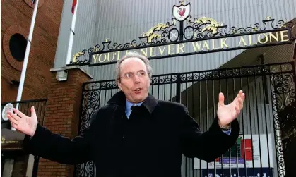  ?? Photograph: Phil Noble/PA ?? Sven-Göran Eriksson outside Anfield before taking charge of England’s game there against Finland in March 2001.