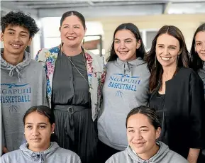  ?? ALDEN WILLIAMS/STUFF ?? Prime Minister Jacinda Ardern mingles at Mangatoa Station.