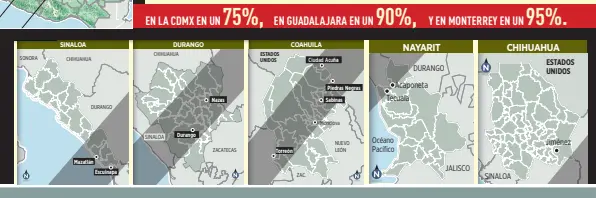  ?? ?? LA TOTALIDAD DE ESTE FENÓMENO SE PODRÁ OBSERVAR A LO LARGO DE UNA FRANJA QUE ABARCA CINCO ESTADOS.