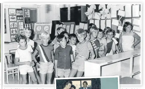  ?? Dubai English Speaking School ?? Pupils at Dubai English Speaking School in Oud Metha in the 1980s. Left, Anne, the UK’s Princess Royal, opens its administra­tion building in 1987