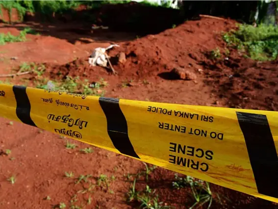  ?? (AFP/Getty) ?? Matale, where the remains of 150 people were discovered in 2012