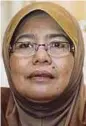  ??  ?? Datuk Hamidah Osman