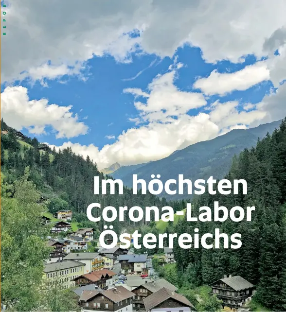  ??  ?? Den Überblick haben: In Außervillg­raten in Osttirol hat man Erfahrung mit Naturkatas­trophen, dem Coronaviru­s ist Gernot Walder auf der Spur.