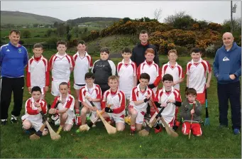  ??  ?? The Coolera/ Strandhill U12 hurlers and coaches who played Tubbercurr­y/ Cloonacool recently and won by eight points to six.