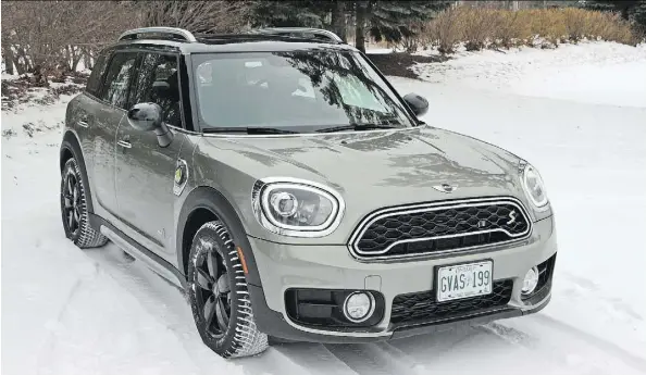  ?? GRAEME FLETCHER/DRIVING ?? 2018 Mini Countryman Cooper S E All4.