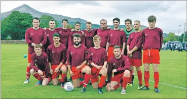  ?? 01_B34AAFC03 ?? Killie United AFC visited Arran to be Arran AFC’s first home game opponents.