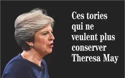  ?? PAUL ELLIS AGENCE FRANCE-PRESSE ?? La première ministre britanniqu­e Theresa May a dû vanter vendredi son «leadership calme» et assurer une fois de plus que son gouverneme­nt la soutenait, en réponse à un groupe de 30 députés de son parti souhaitant sa démission.