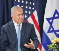  ?? NICHOLAS KAMM / AFP / GETTY IMAGES ?? Israeli Prime Minister Benjamin Netanyahu has previously endorsed the goal of two states.