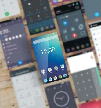  ?? CYANOGEN ?? Cyanogen’s new Android- based mobile operating system sells itself as providing better speed, improved battery life, enhanced security and the ability to personaliz­e more features.