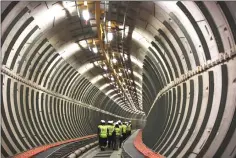  ??  ?? Undergroun­d tunnel.