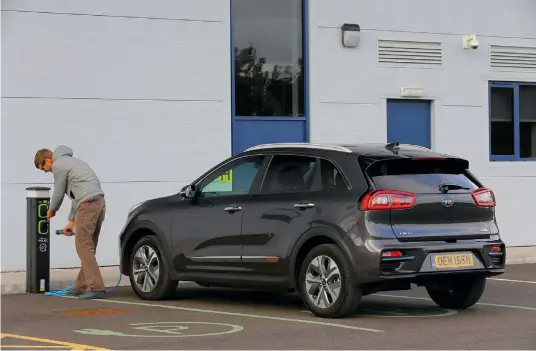  ??  ?? Worth the wait: Waiting lists for the Kia E-Niro are growing by the day.